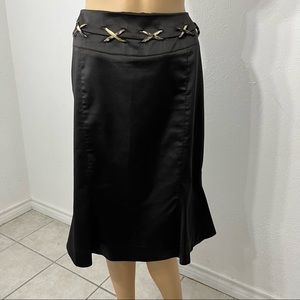 Roberto Cavalli Brown Satiny Skirt